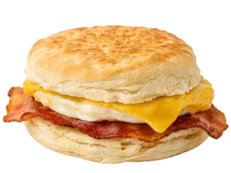 Biscuit Sandwich with Bacon