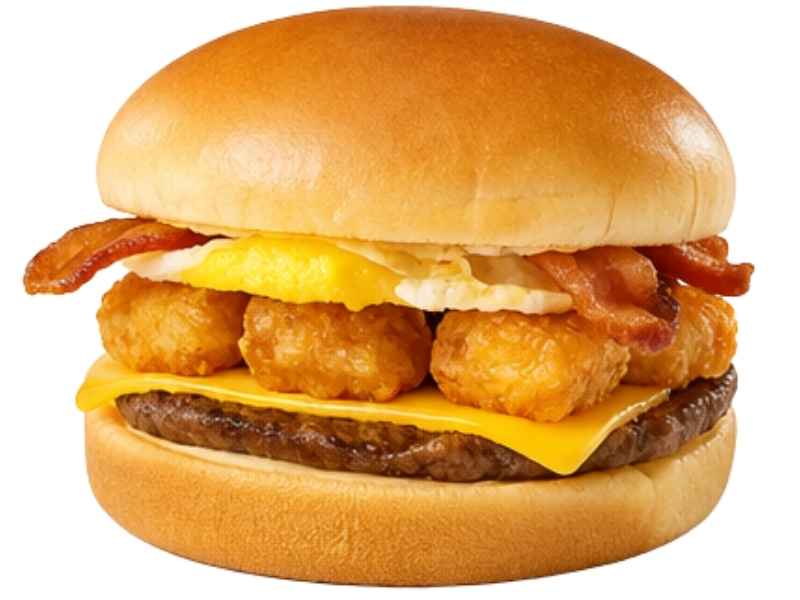 Whataburger Breakfast price $5.49 with 670 calories scrambled eggs sausage hash browns and a biscuit with gravy