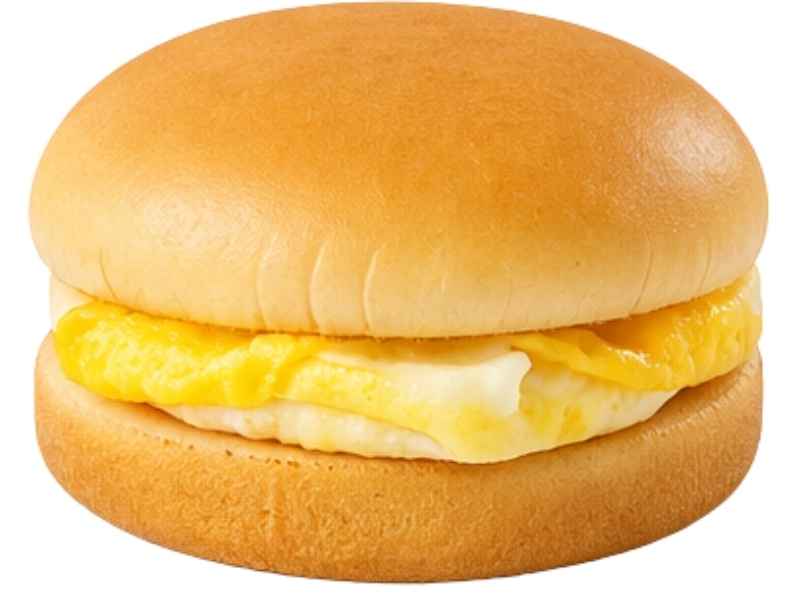 Egg Sandwich price $2.59 with 310 calories scrambled egg on a bun breakfast sandwich