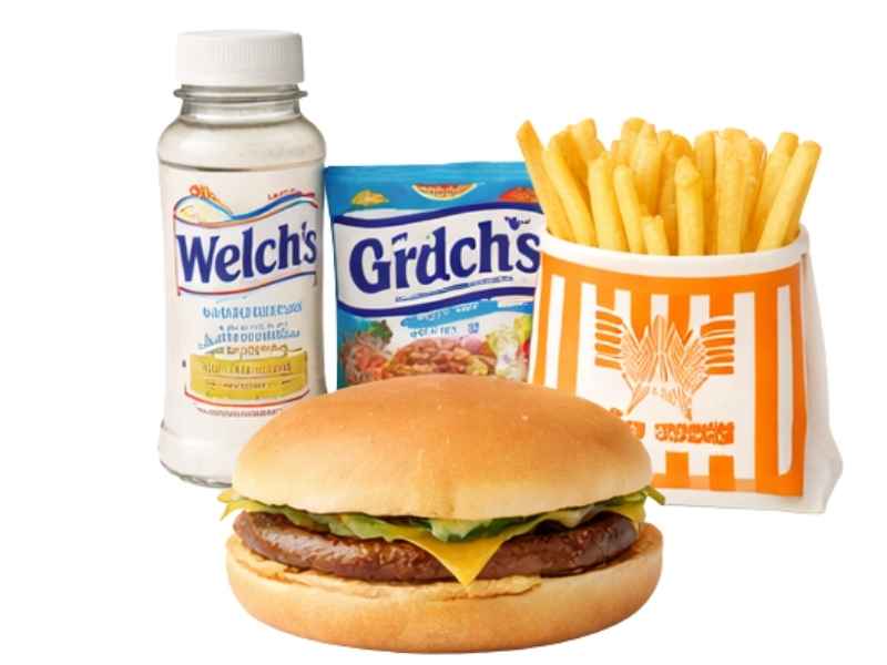 Justaburger Kids price $5.19 with 300 calories small single patty burger for kids
