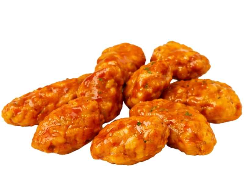 Whatachick'n Bites 6 pieces price $5.99 with 420 calories crispy chicken bites
