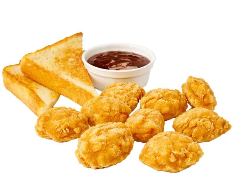 Whatachick'n Bites 9 pieces price $8.99 with 600 calories crispy chicken bites