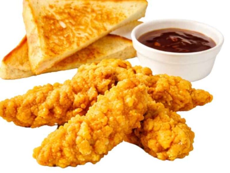 Whatachick'n Strips 3 pieces price $5.99 with 550 calories crispy chicken strips